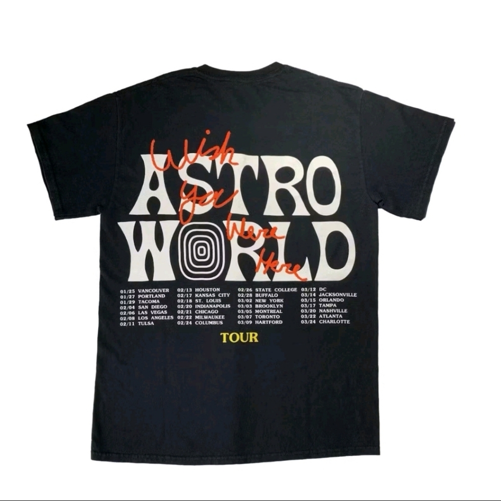 Cactus Jack by Travis Scott Black Astroworld Tee